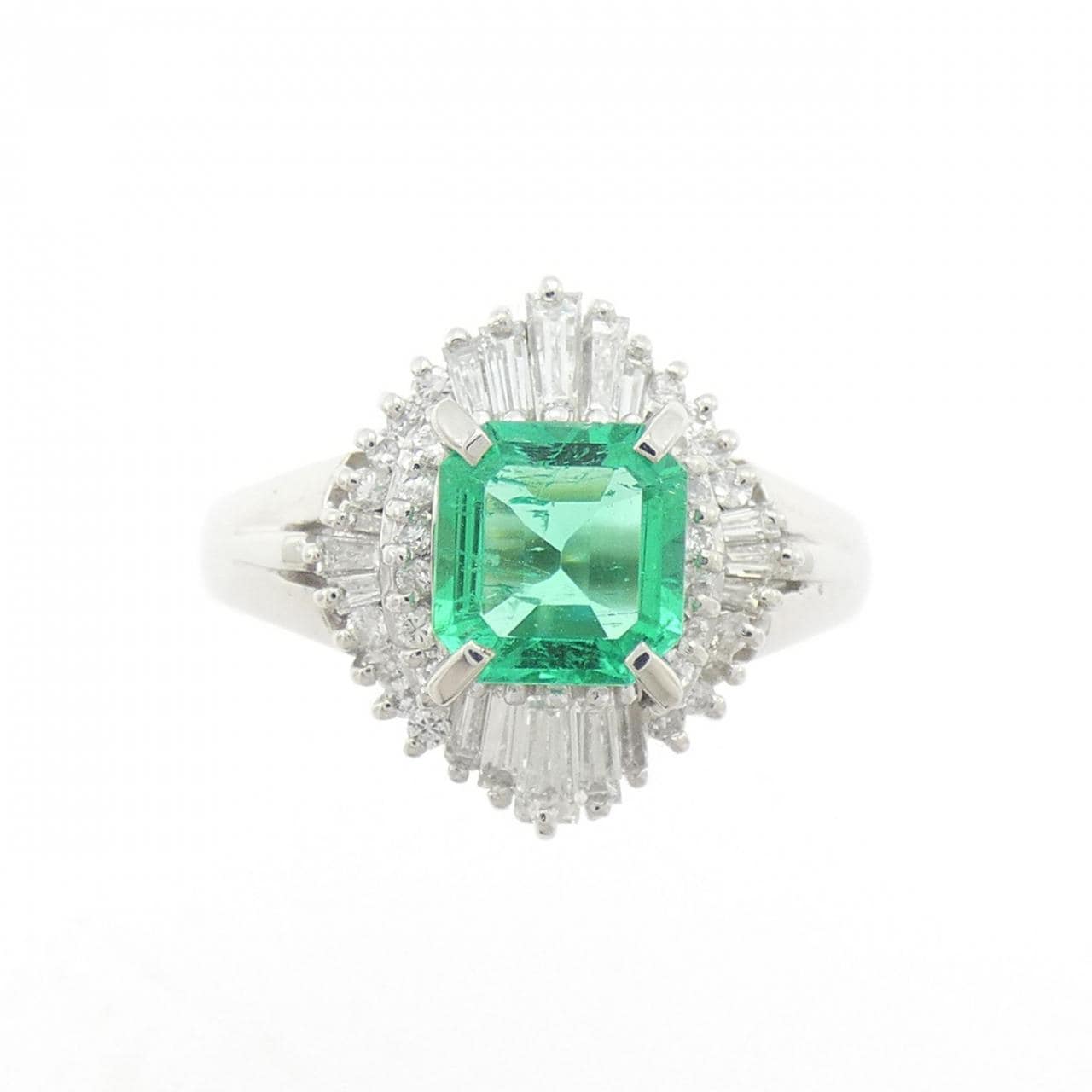 PT900 エメラルド リング 0.93CT