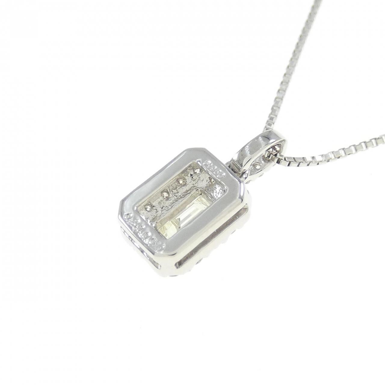 [BRAND NEW] PT Diamond Necklace 0.21CT