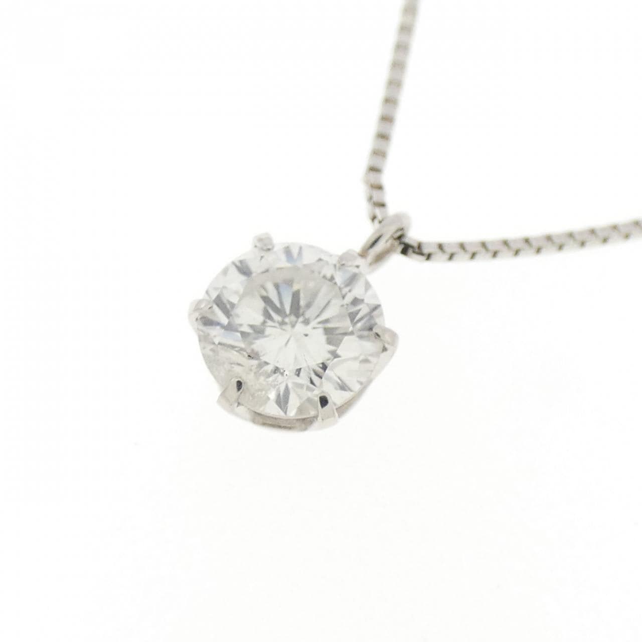 PT900/PT850 ソリティア ダイヤモンド ネックレス 0.511CT