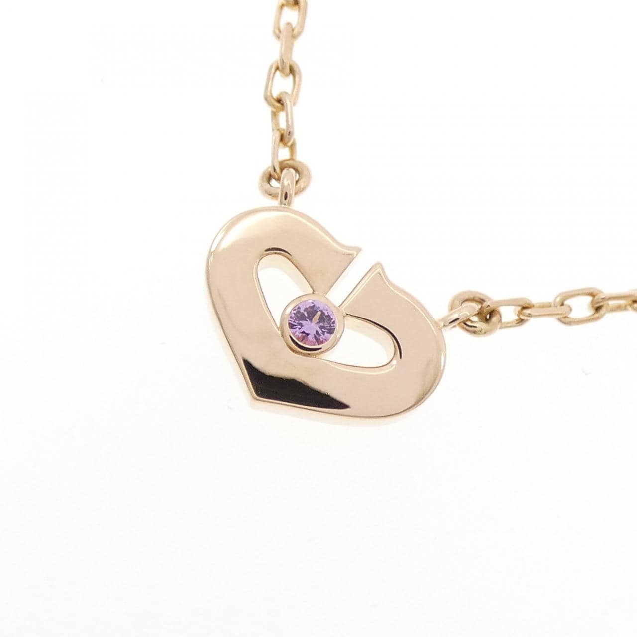 カルティエ Cハート ネックレス