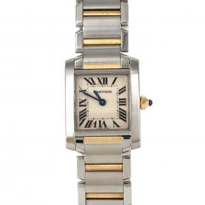 カルティエ タンクフランセーズSM コンビ W51007Q4 SSxYG クォーツ