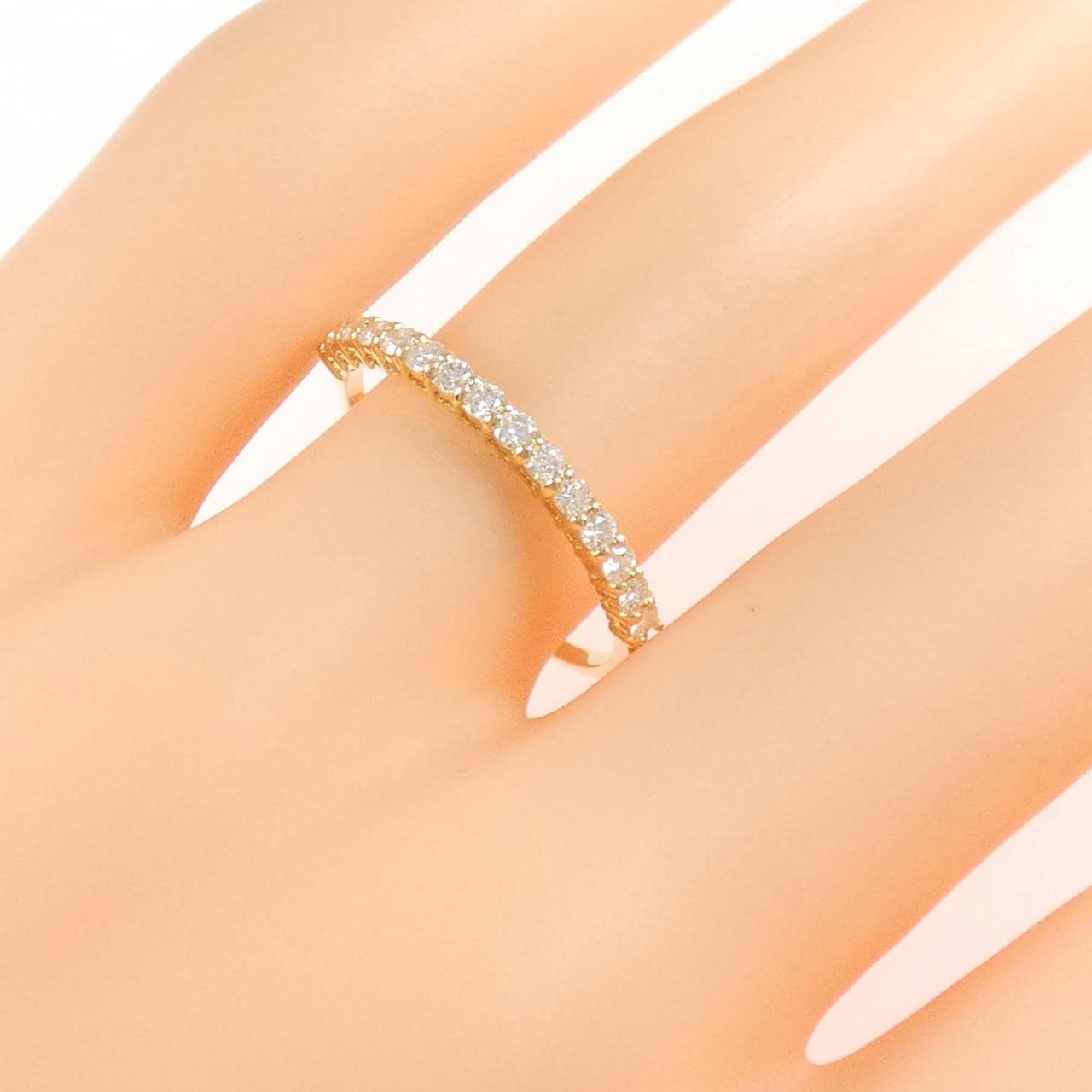 【リメイク】K18YG ダイヤモンド リング 0.30CT