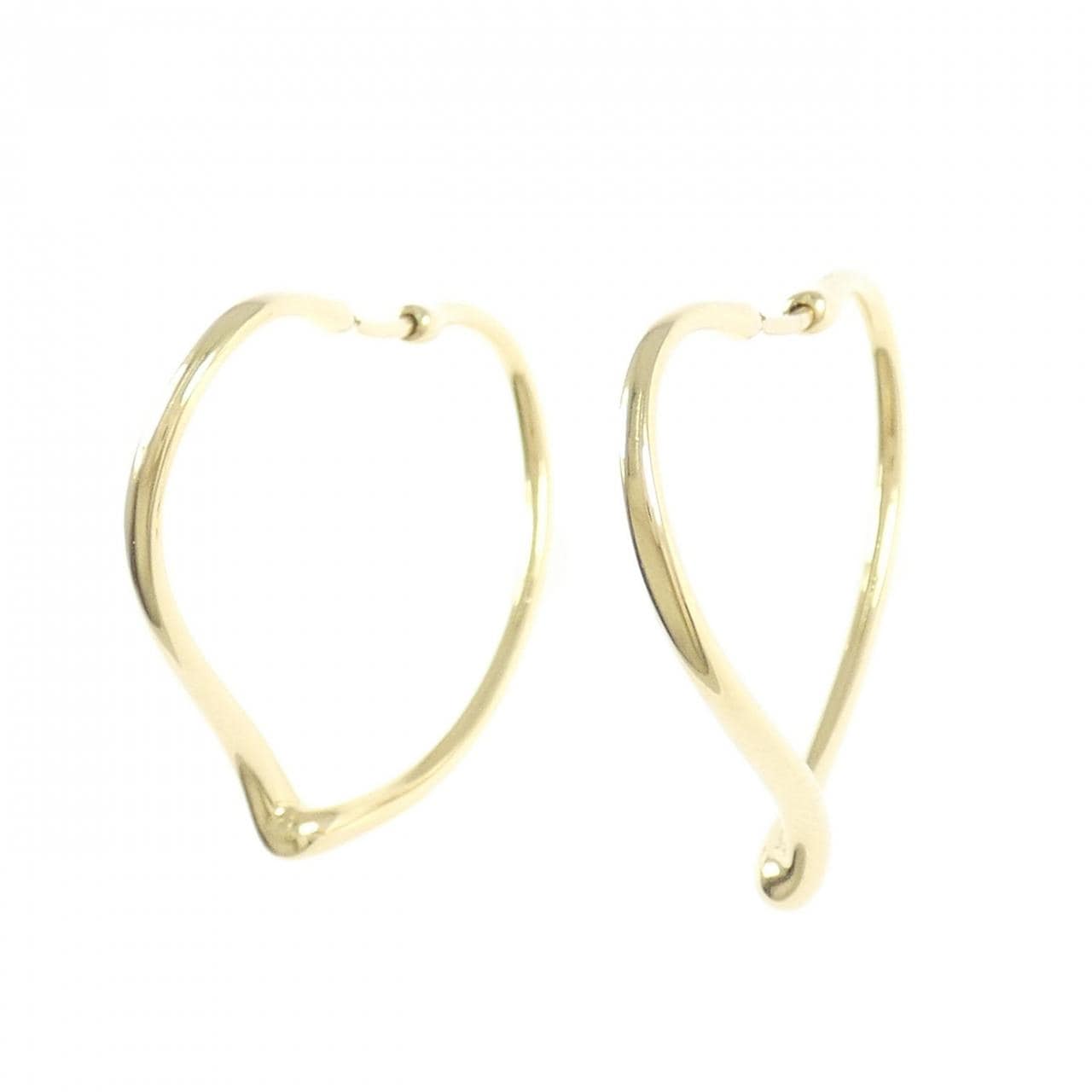 ティファニー オープンハート フープ ピアス