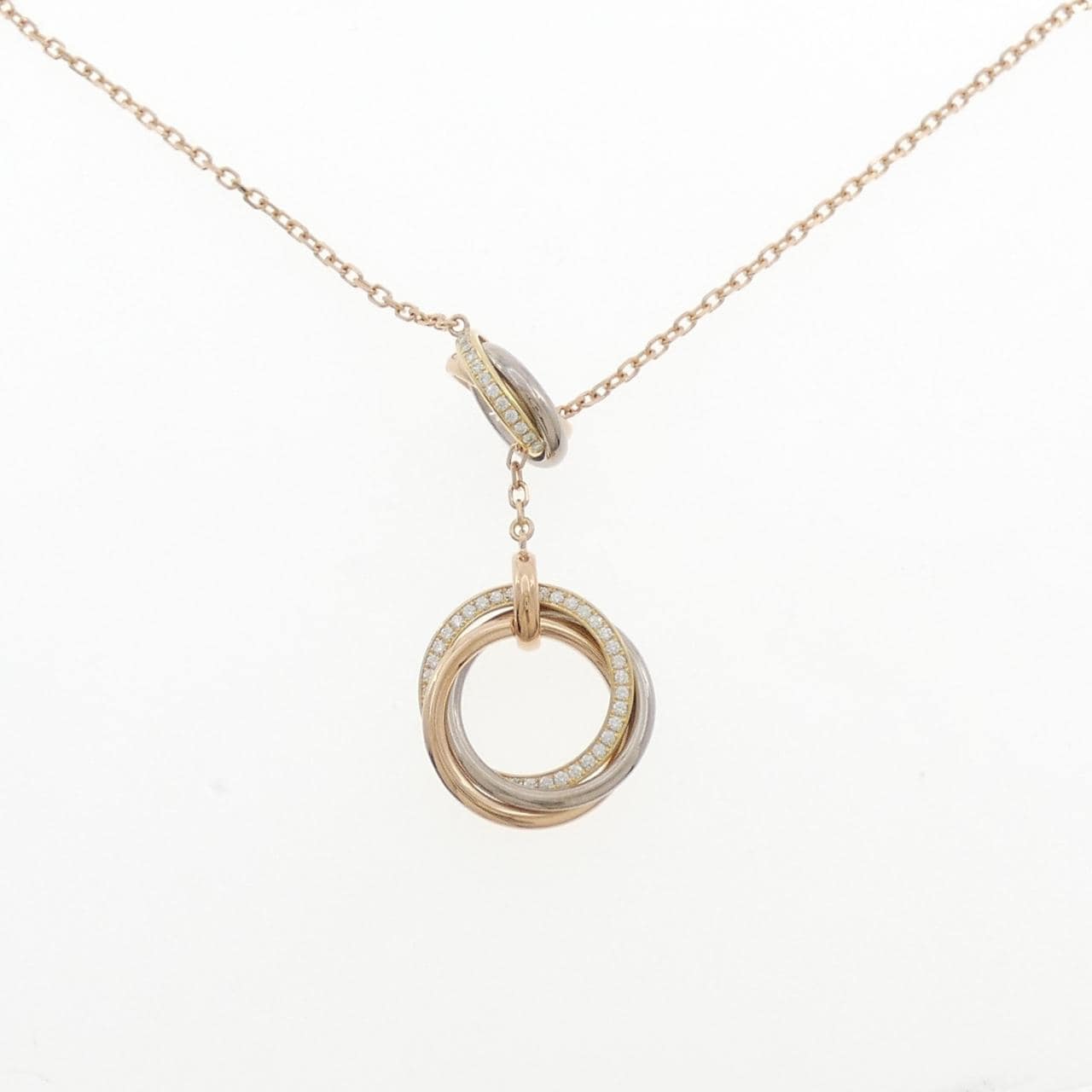 カルティエ トゥフォートリニティ ネックレス