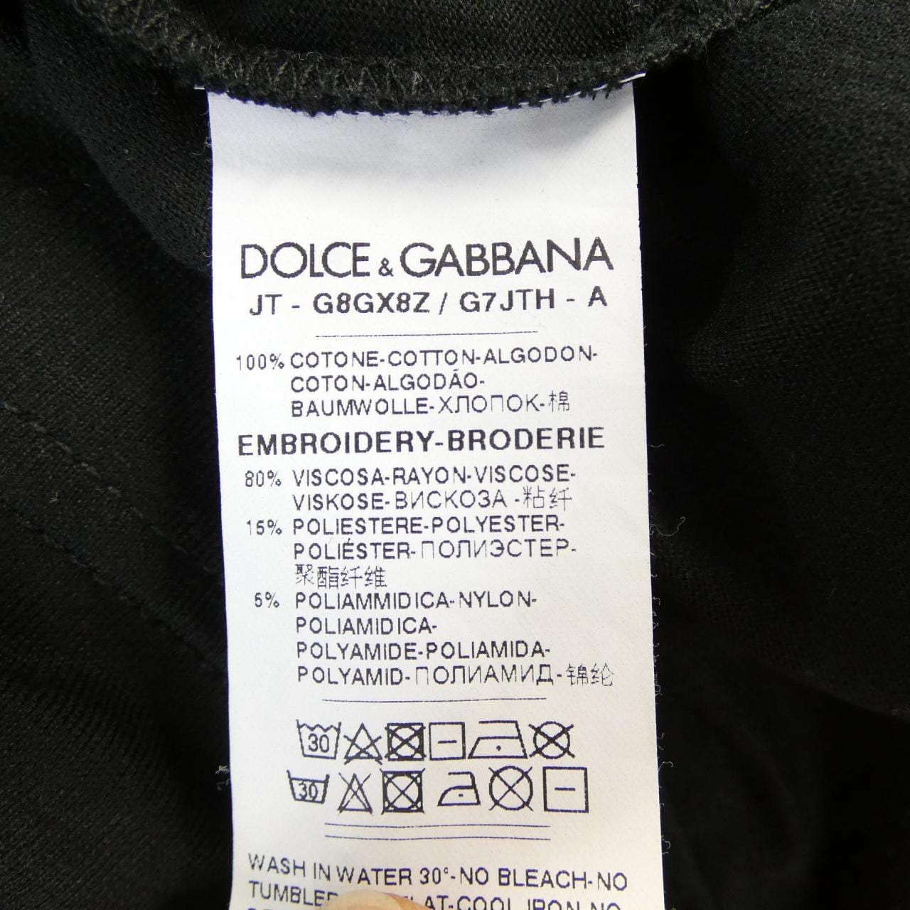 ドルチェアンドガッバーナ DOLCE&GABBANA G8GX8Z/G7JTH Tシャツ