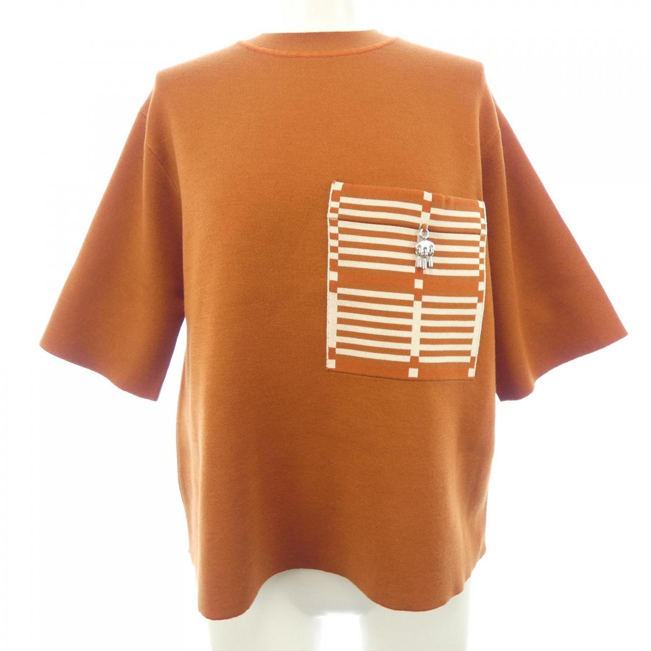 エルメス HERMES ストライプジャカードモチーフ 5E2647DL ニット