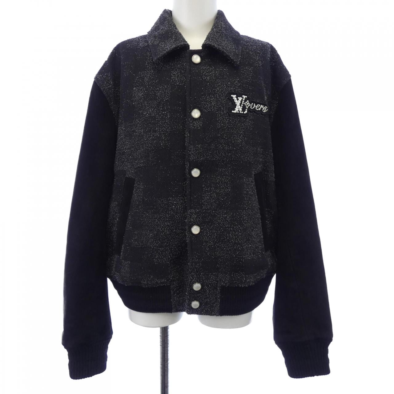 ルイヴィトン LOUIS VUITTON ミックスレザーバーシティブルゾン HSL66ESGS ジャケット