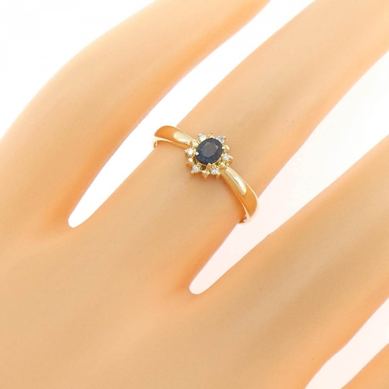 K18YG サファイヤ リング