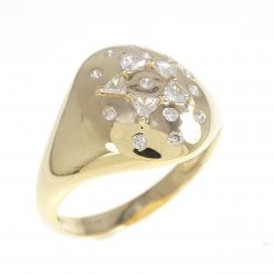 K18YG ダイヤモンド リング 0.24CT