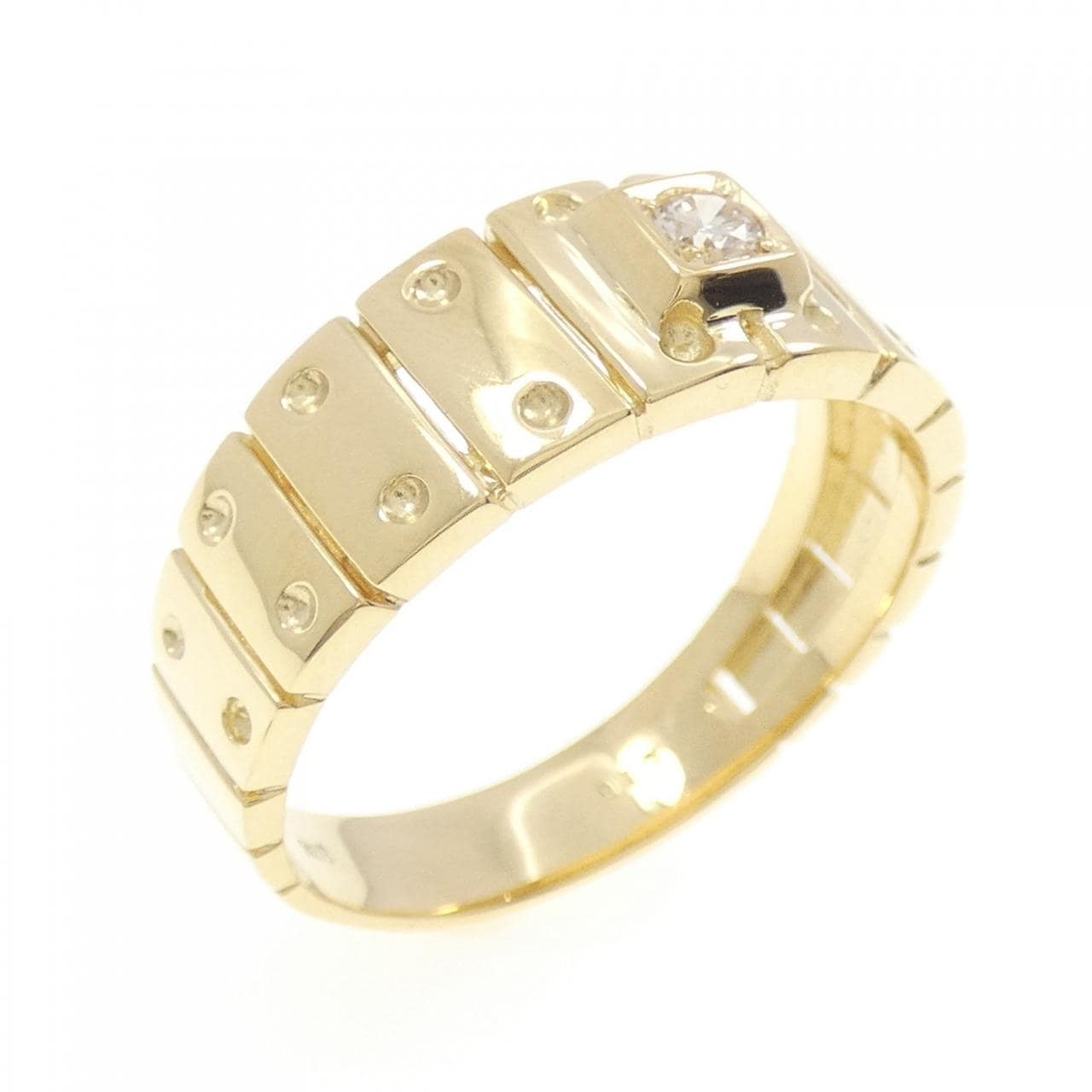 [新品] K18YG鑽石0.10CT