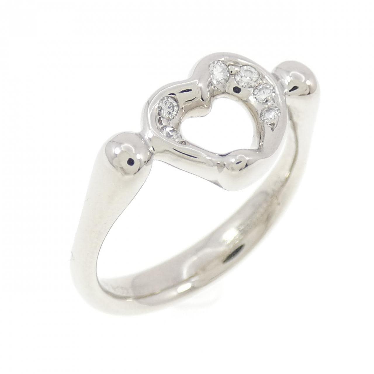 ティファニー オープンハート リング