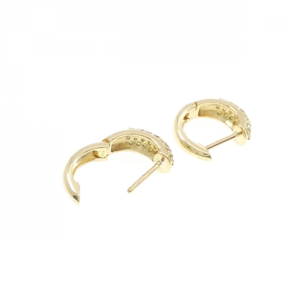 K18YG ダイヤモンド ピアス 0.30CT