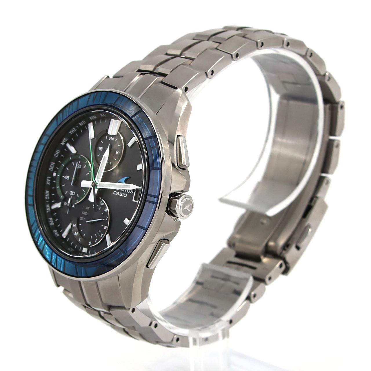 卡西歐 Oceanus Manta 20 週年紀念款電波腕錶 0CW-S7000SG-1AJR TI 太陽能石英