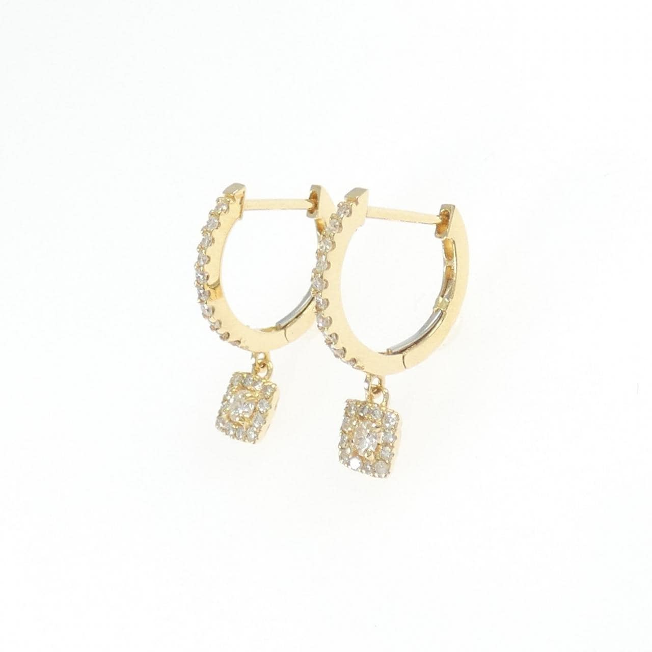 K18YG ダイヤモンド ピアス 0.28CT