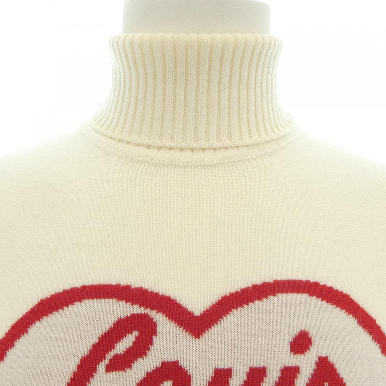 ルイヴィトン LOUIS VUITTON インタルシアハートタートルネック [日本限定] HMN05WZLL NIGO ニット