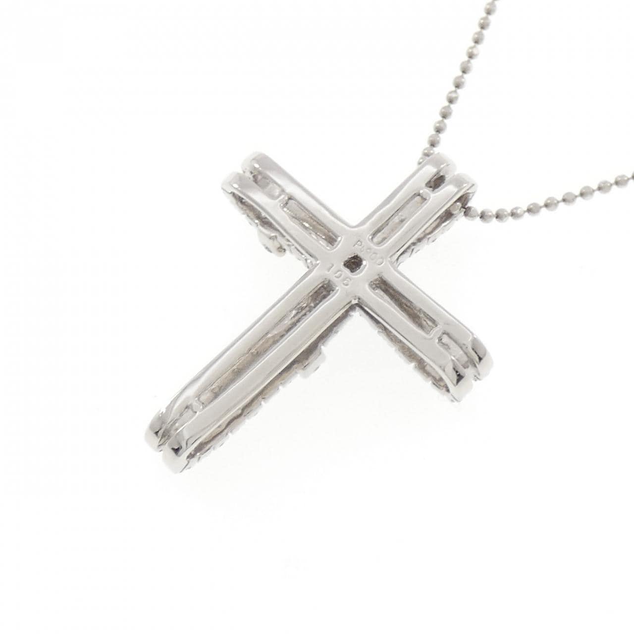 PT900/PT850 クロス ダイヤモンド ネックレス 1.06CT