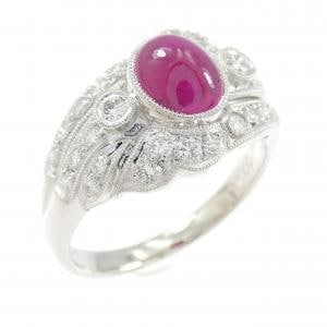 PT900 ルビー リング 1.87CT