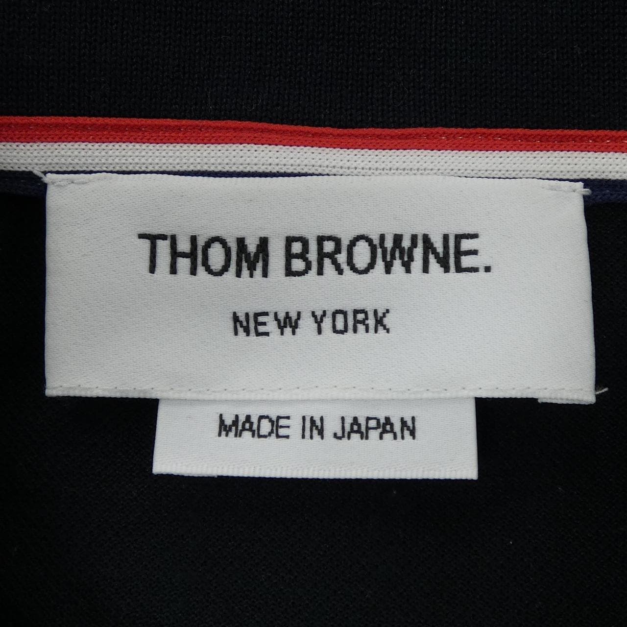 トムブラウン THOM BROWNE ピケ ポケット ポロシャツ 4BAR MJP022A ポロシャツ