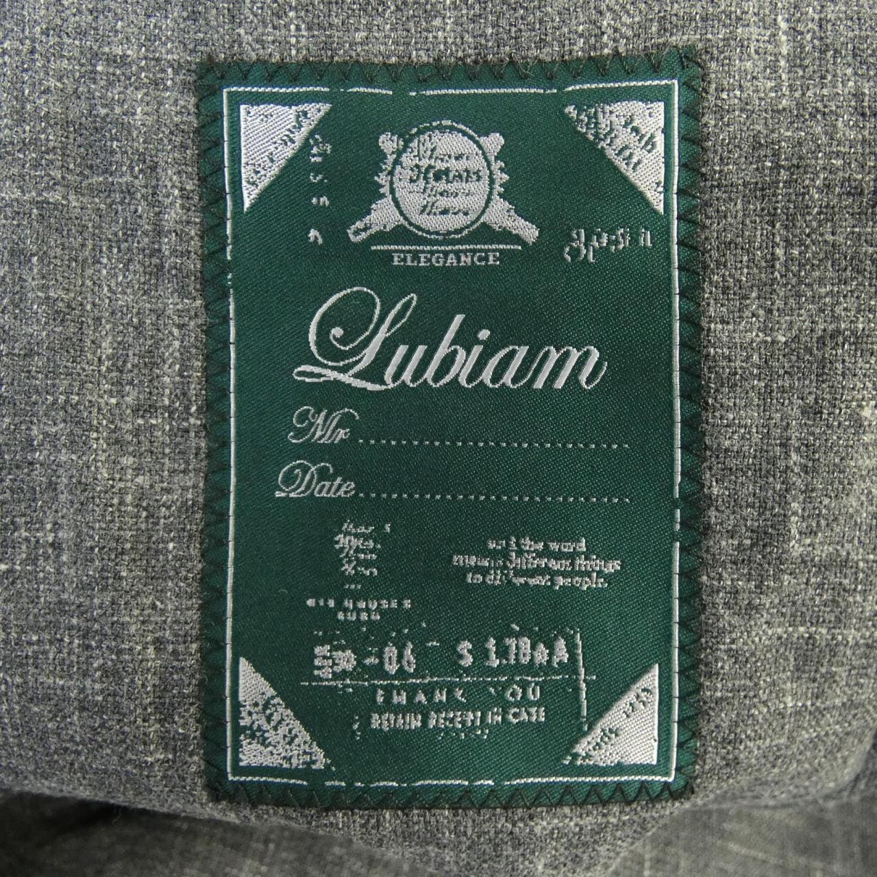 ルビアム LUBIAM ジャケット