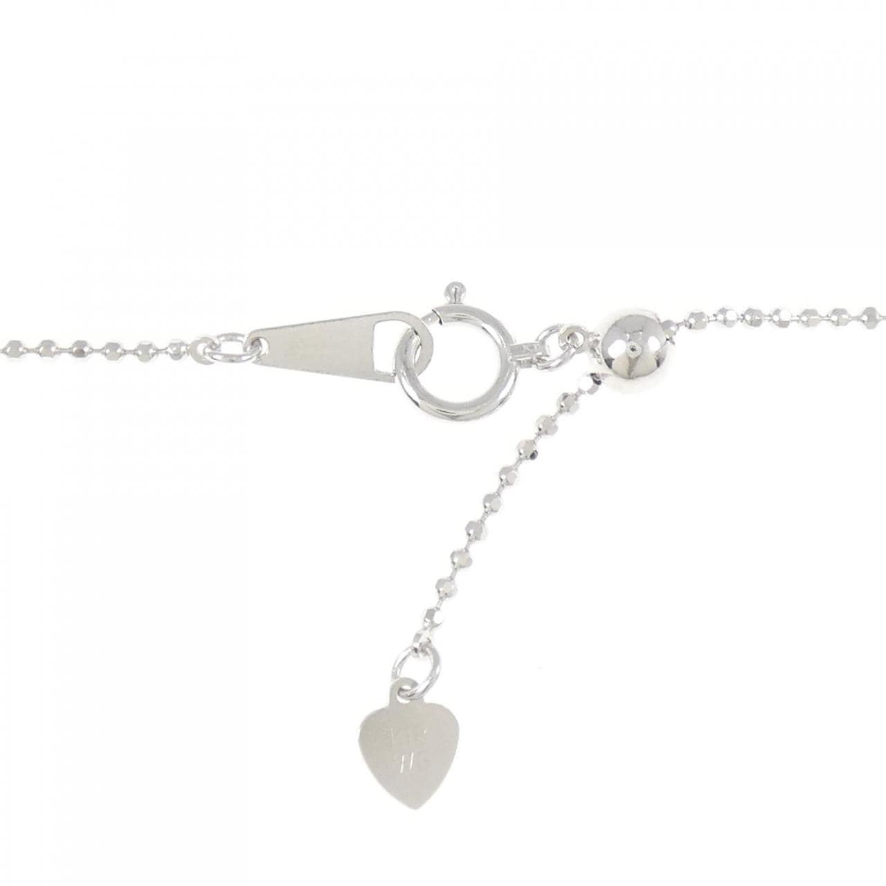 K18WG 黒蝶パール ネックレス 11mm