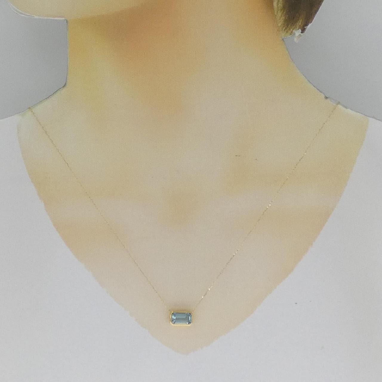 [Remake] K18YG Aquamarine Necklace 1.66CT