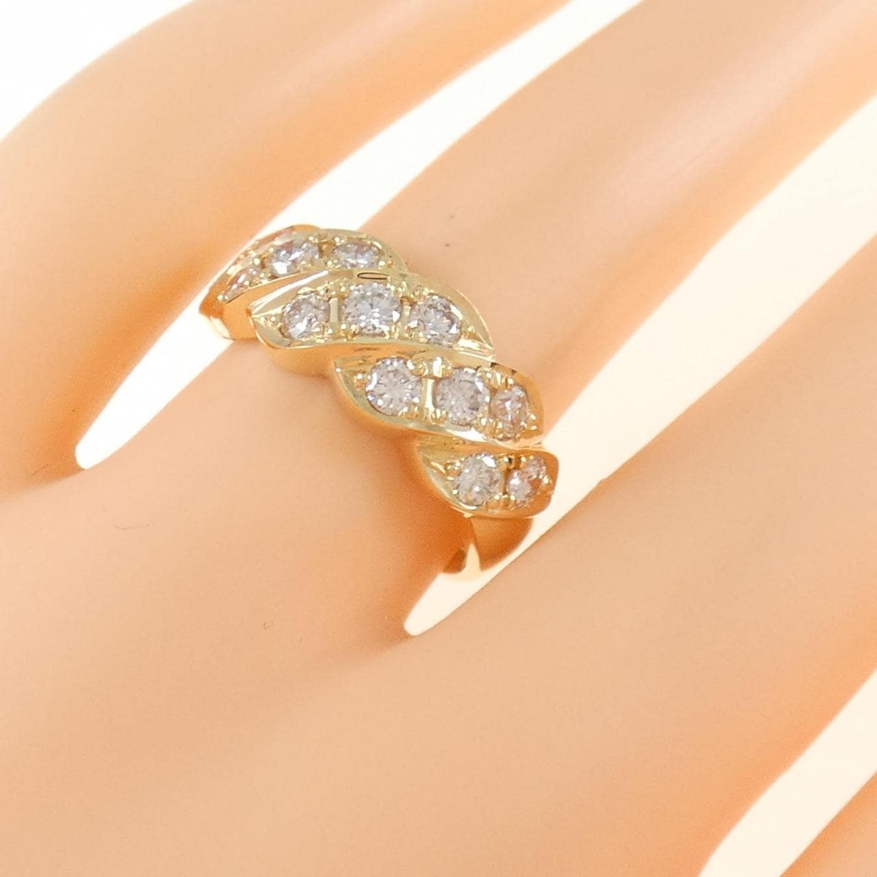 K18YG ダイヤモンド リング 1.00CT