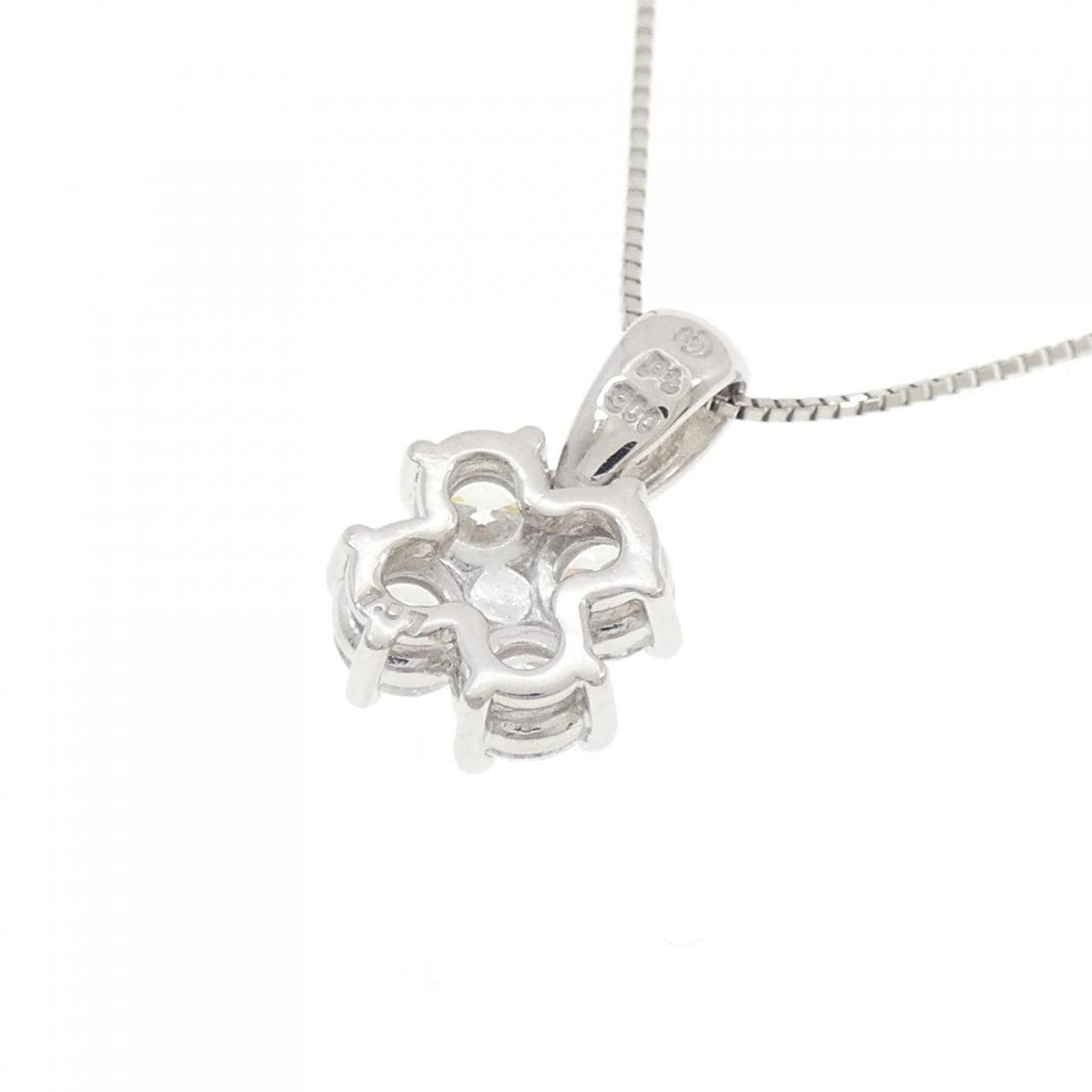 タサキ フラワー ダイヤモンド ネックレス 1.07CT