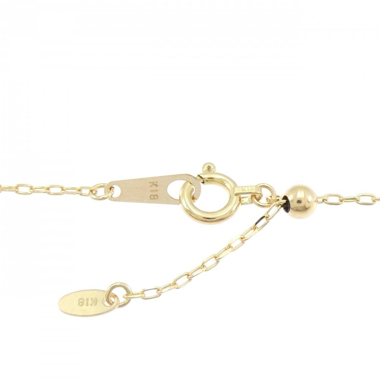 K18YG ダイヤモンド ネックレス 0.18CT
