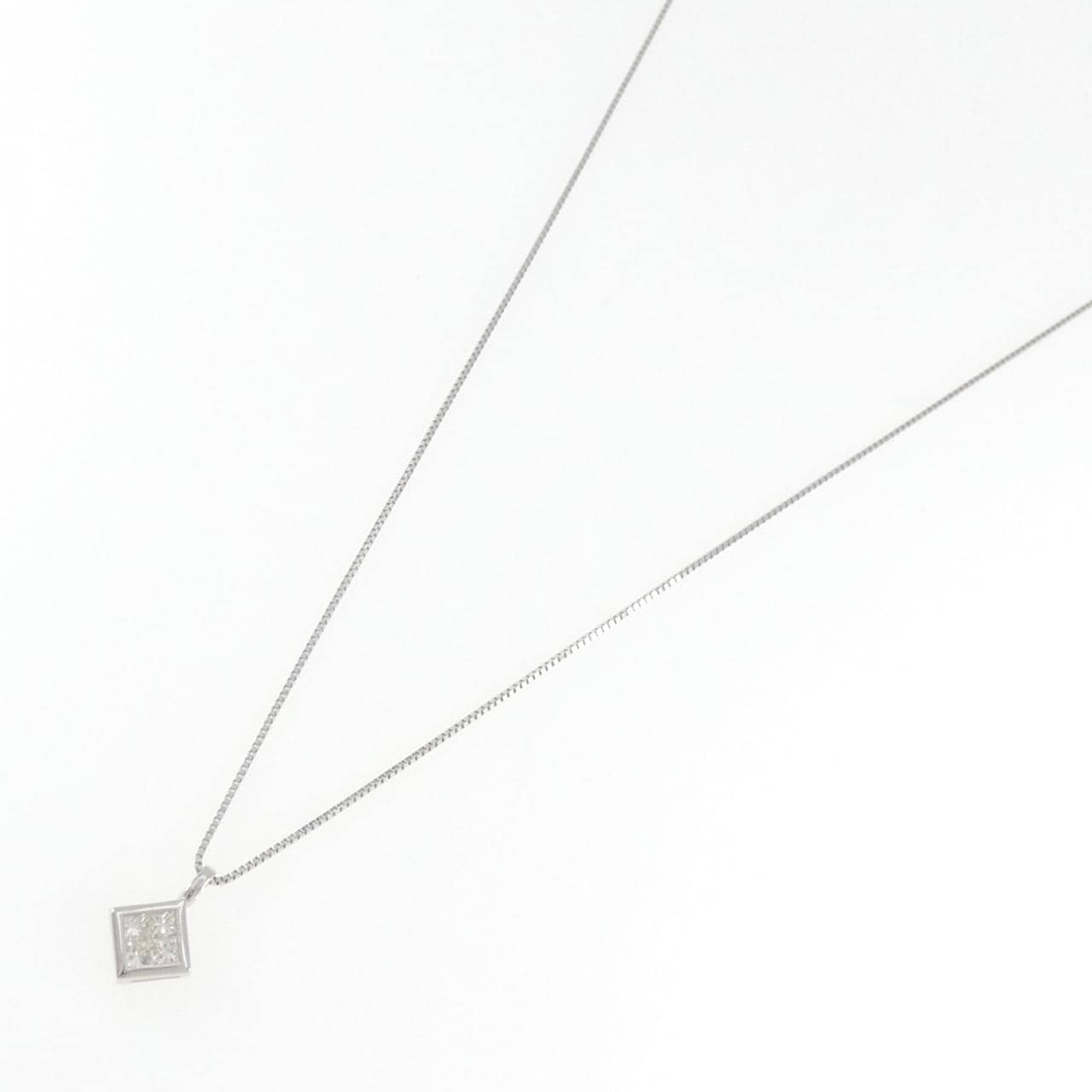 PT900/PT850 ダイヤモンド ネックレス 0.30CT