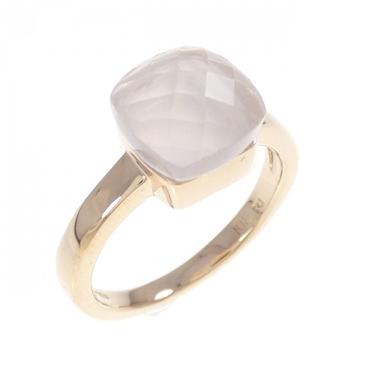 K18PG ローズクオーツ リング