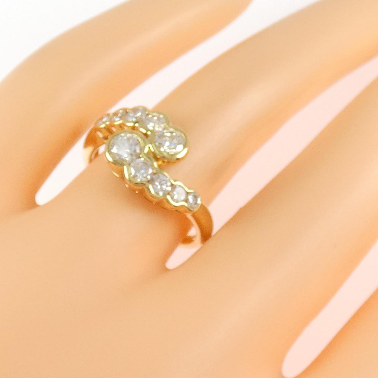 K18YG ダイヤモンド リング 1.00CT