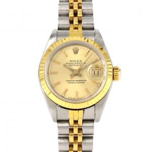 【ノーメンテナンス還元価格】ロレックス デイトジャスト 69173 SSxYG 自動巻 9番台
