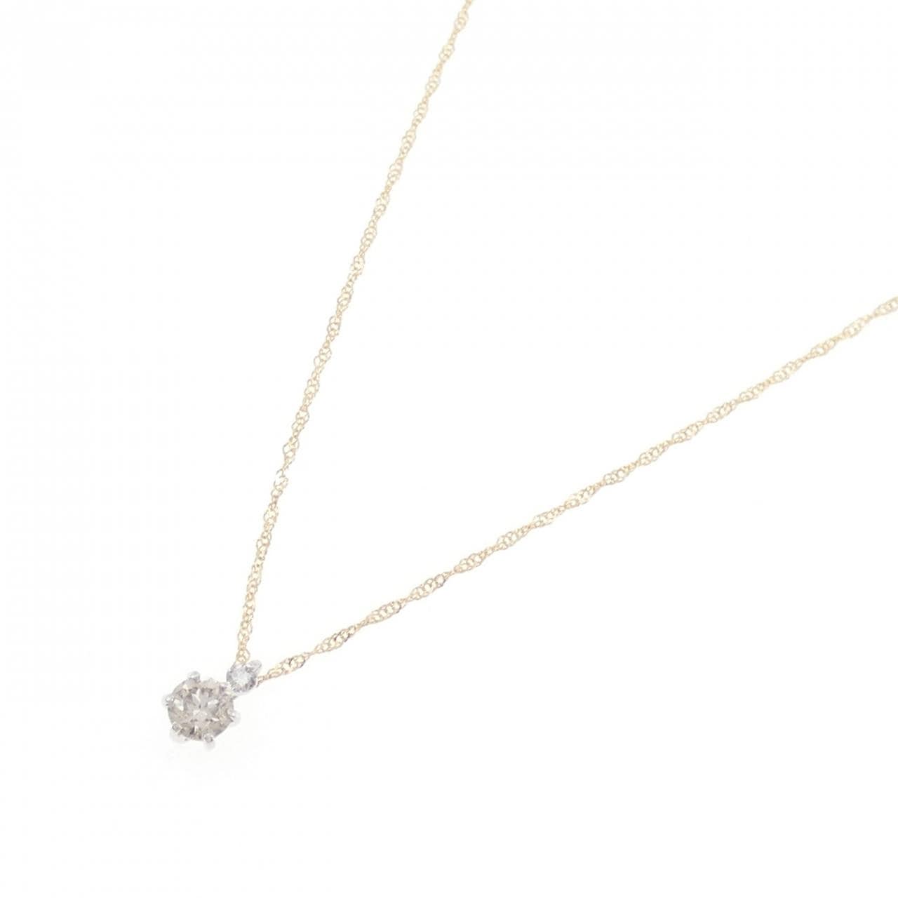K18WG/K18YG ダイヤモンド ネックレス 0.30CT