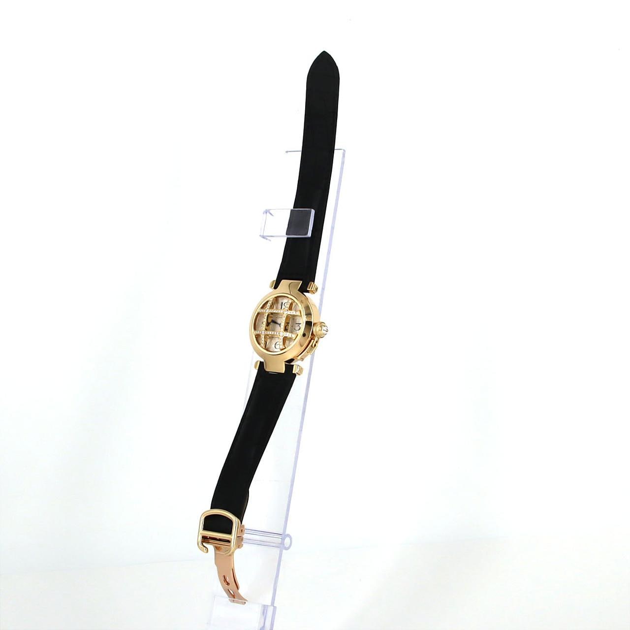 カルティエ パシャ32 YG･グリッドDコンベックス WJ11951G YG クォーツ