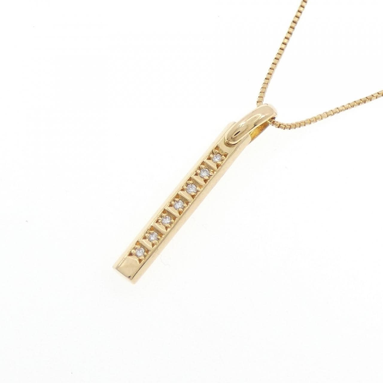 K18YG ダイヤモンド ネックレス 0.04CT