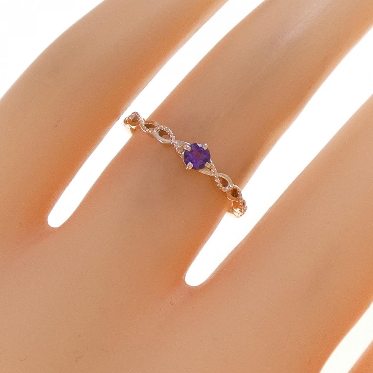 K10PG アメジスト リング