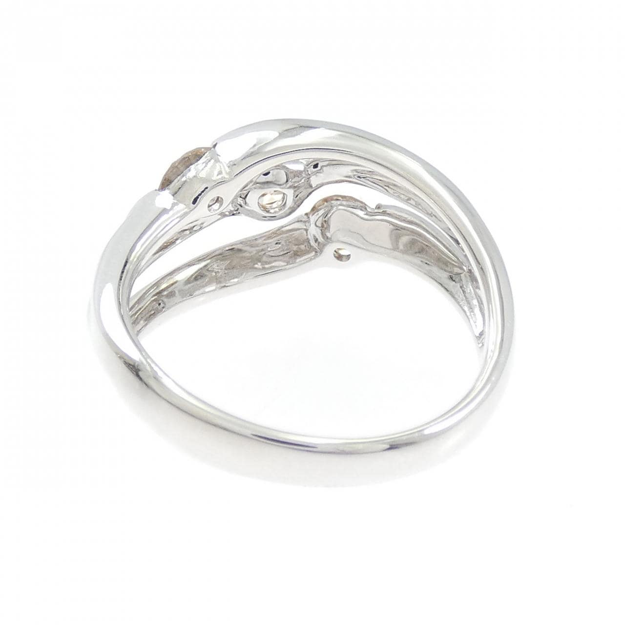 K18WG ダイヤモンド リング 0.36CT