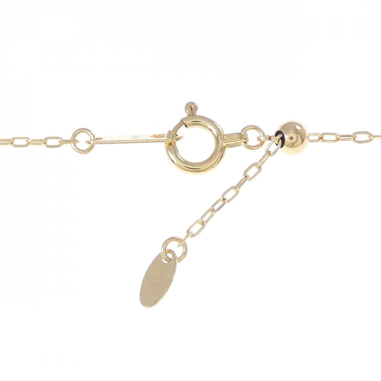 K18YG 马蹄形钻石项链 0.32 克拉