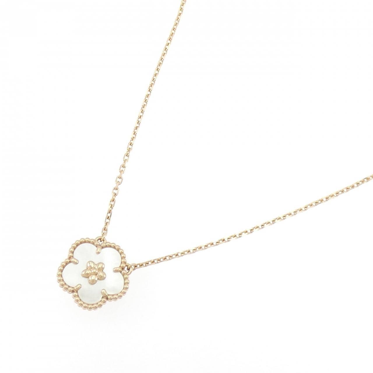 ヴァンクリーフ&アーペル ラッキー スプリング プラムブロッサム ネックレス