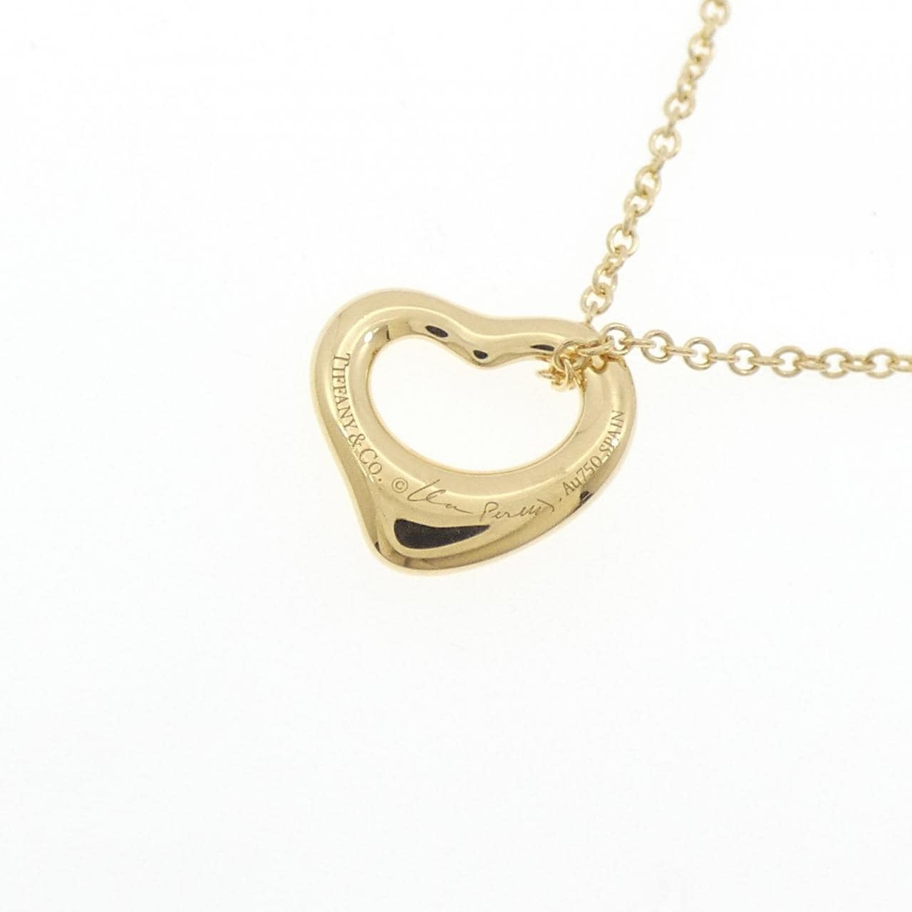 ティファニー オープンハート ネックレス