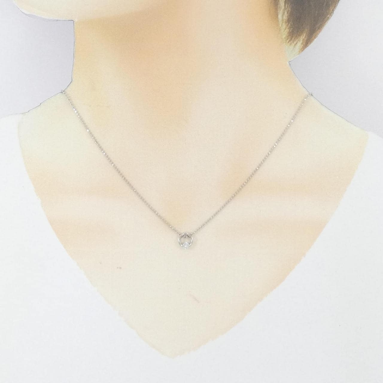 PT900/PT850鑽石項鍊 0.11克拉