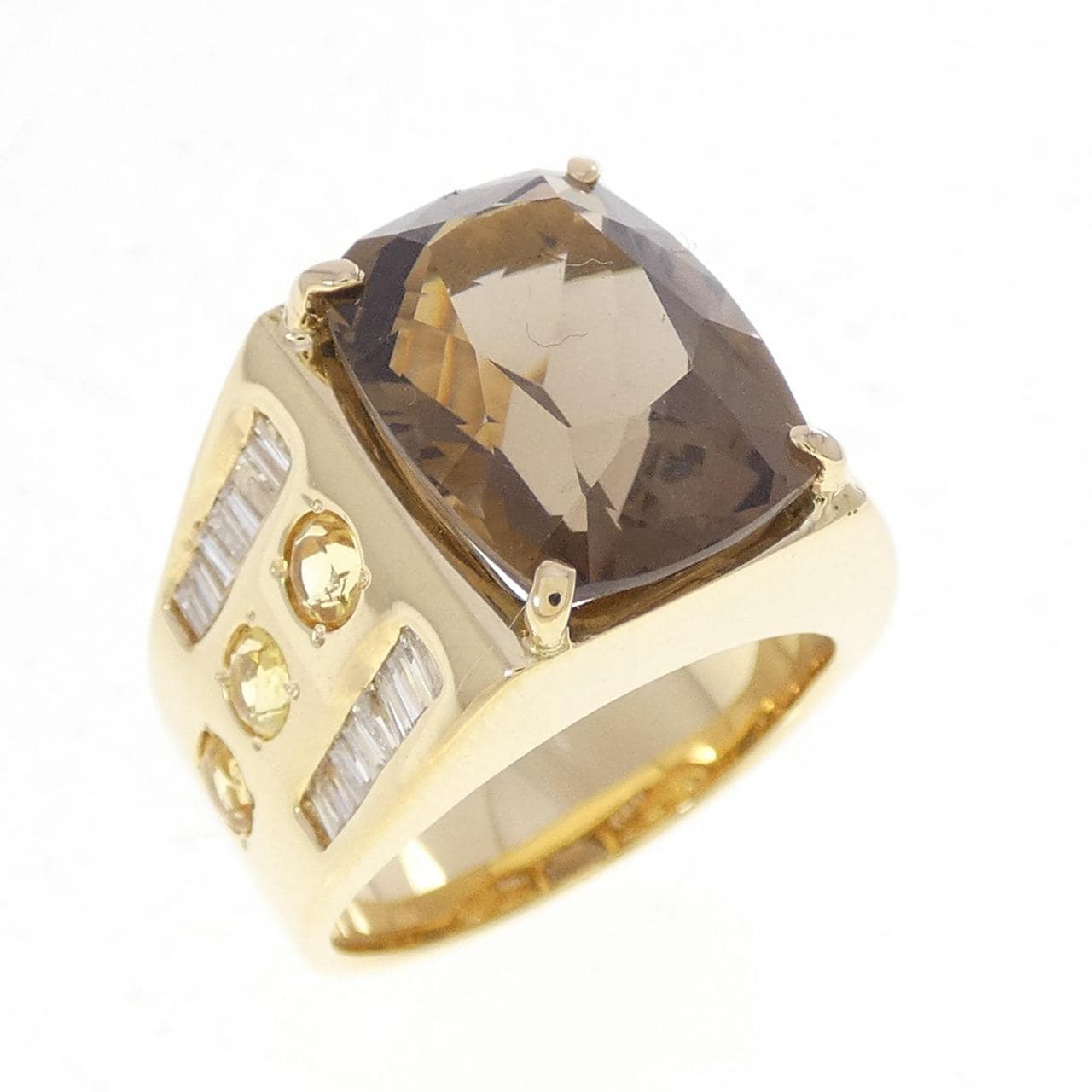 K18YG カラーストーン リング