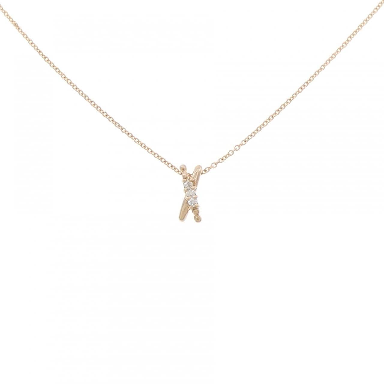 K18PG ダイヤモンド ネックレス