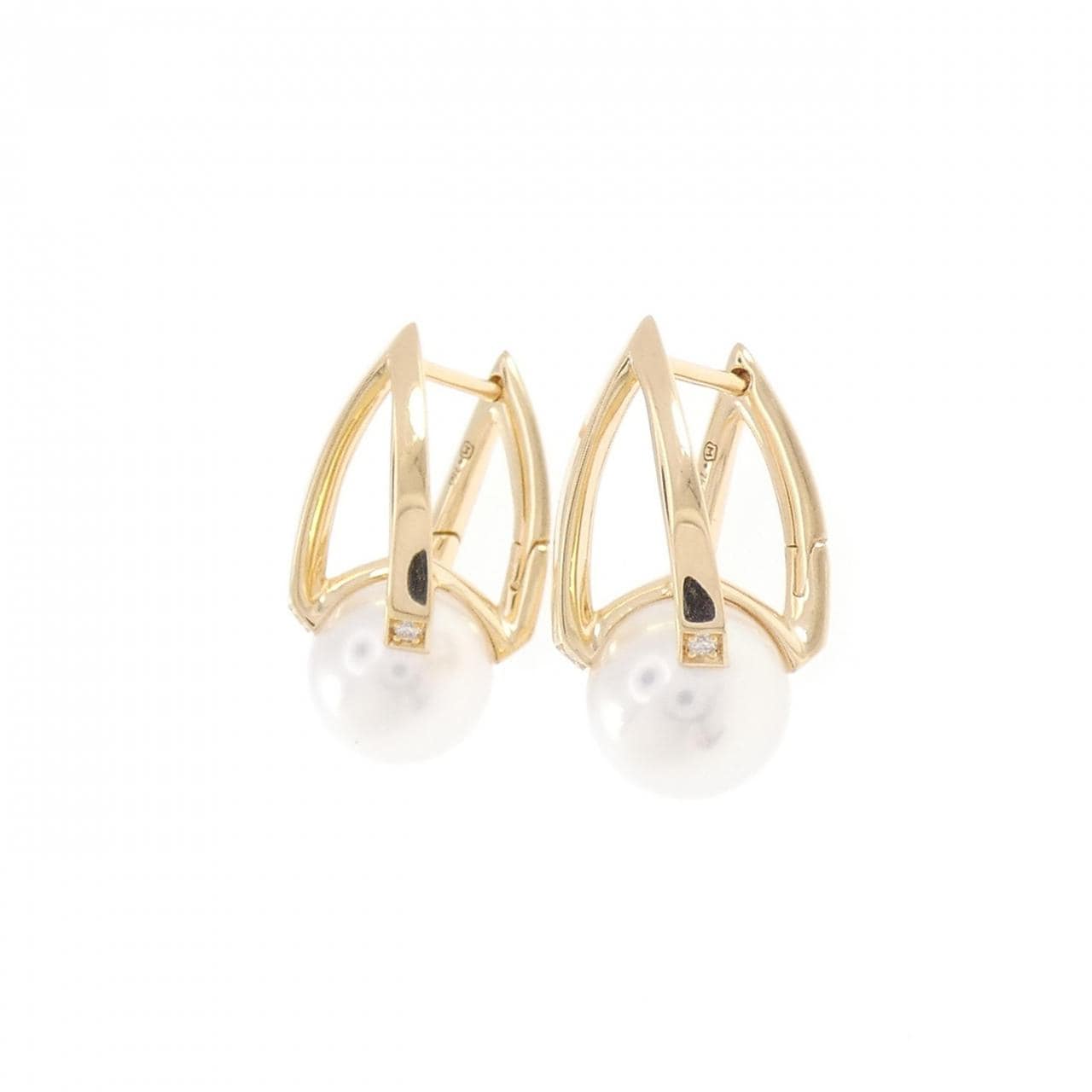 ミキモト Mコレクション ピアス 7.6mm