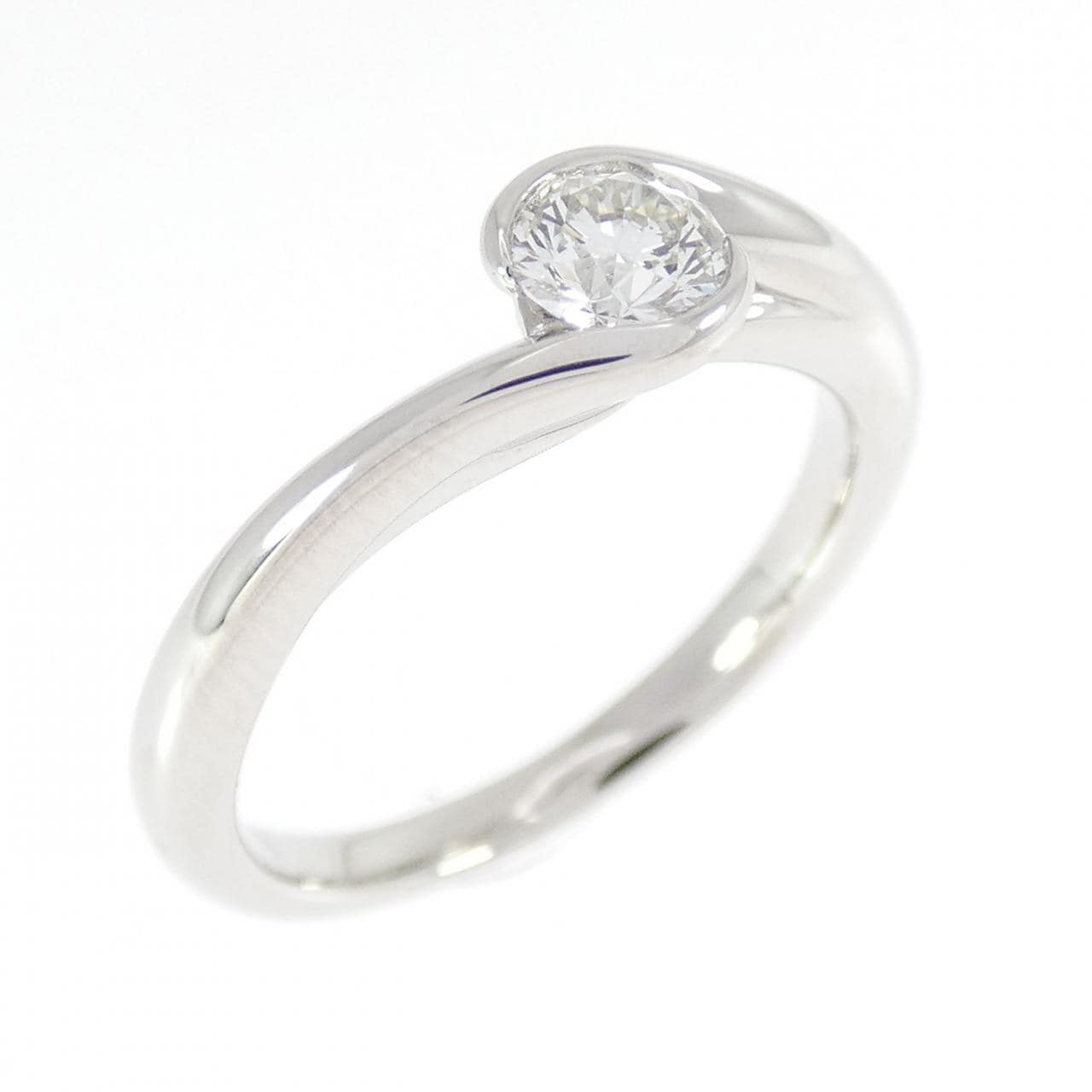 PT950 ダイヤモンド リング 0.278CT I VVS2 3EXT H&C