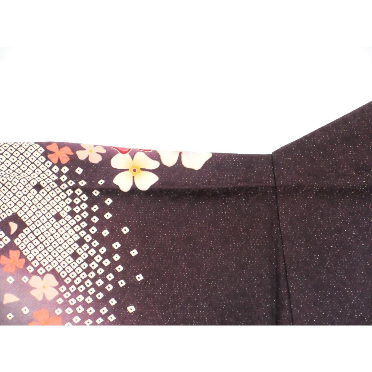 振袖　友禅金彩加工　きもの・長襦袢　２点セット