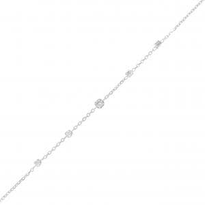 K18WG ダイヤモンド ブレスレット 0.03CT