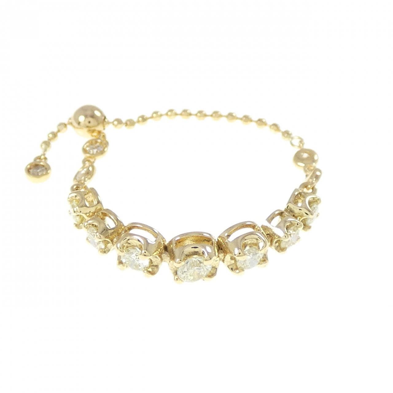 K18YG ダイヤモンド リング 0.35CT