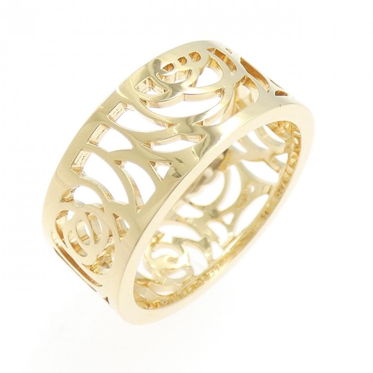 シャネル カメリア ミディアム リング