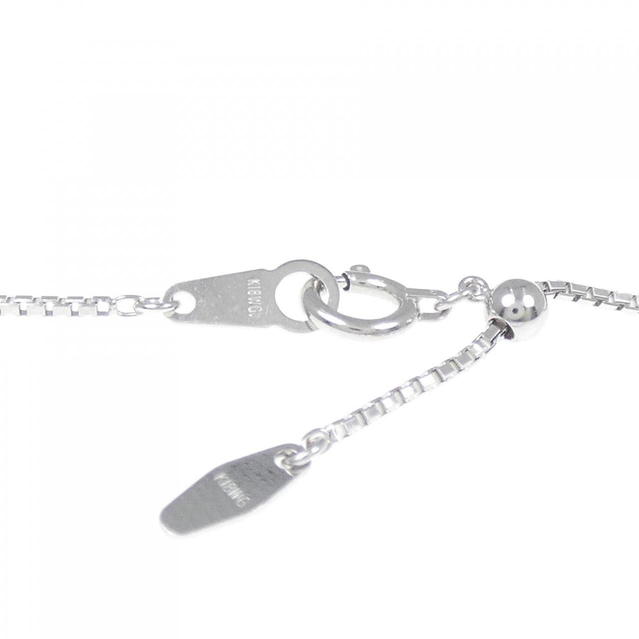 K18WG ルビー ネックレス 0.48CT